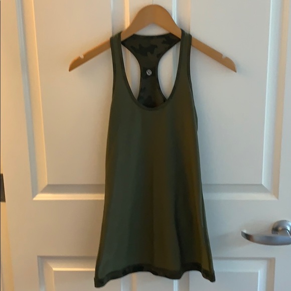 🍋 lululemon camo cool racerback tank top size 6 (lululemon size small) - Picture 10 of 16
